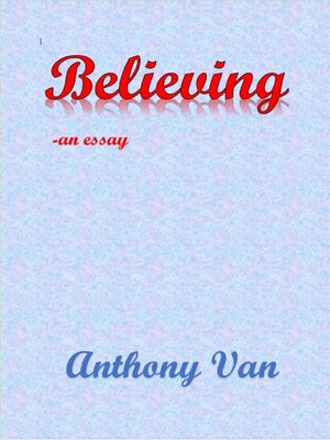 cover image of Believing